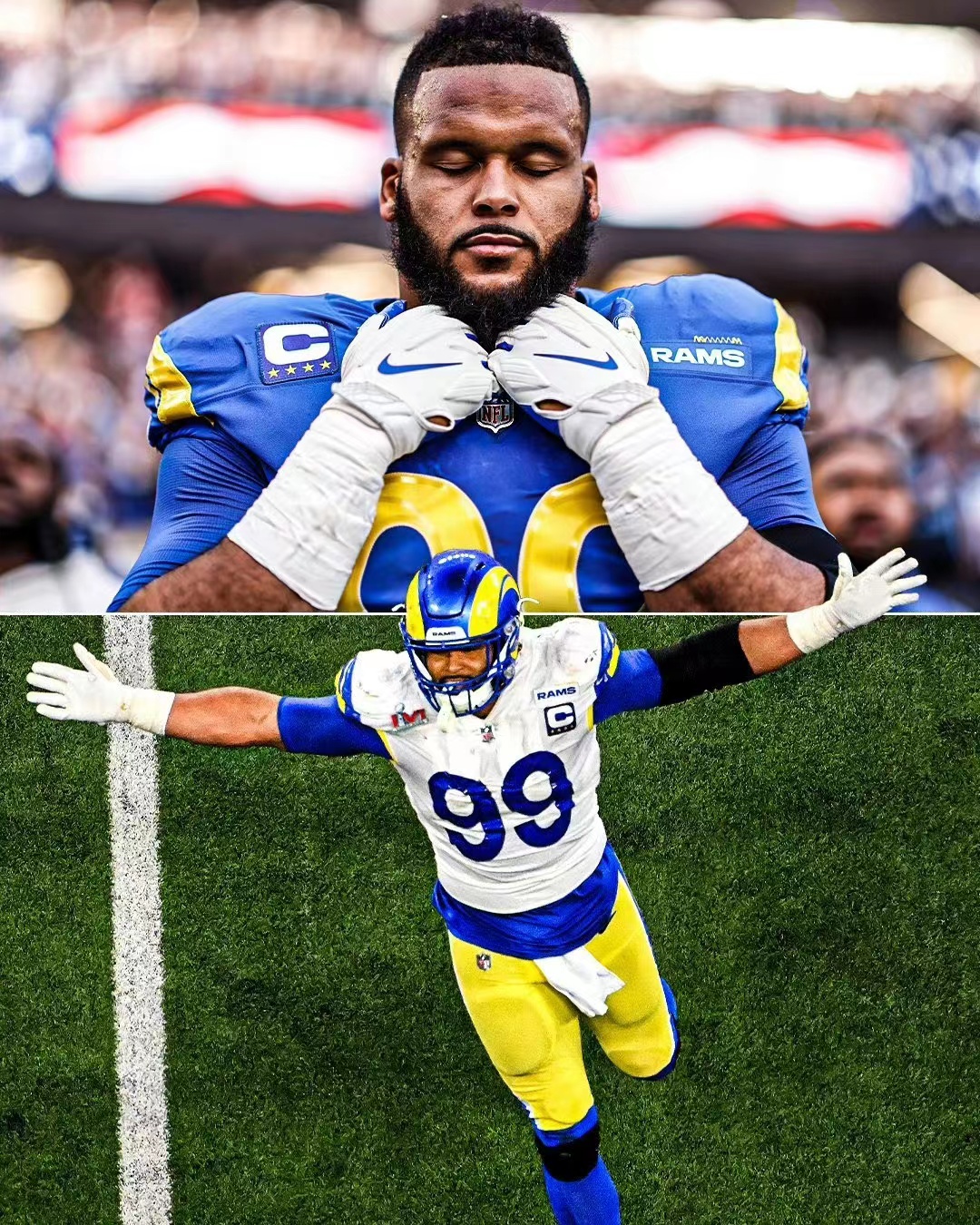 Der Defensivriese erstarkt, Rams-Star Aaron Donald spielt seit neun Jahren